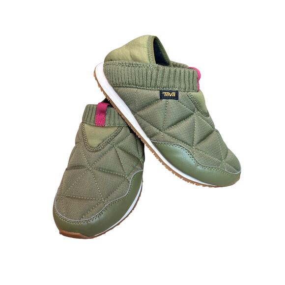 Teva ReEmber Slip On slippers OLIVE Size 6 - Picture 1 of 9